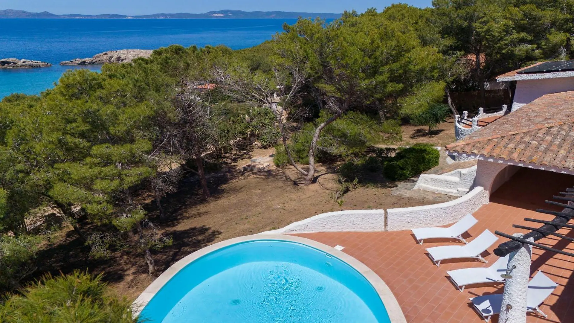 Villa Eliana Sul Mare Porto Pino Italien